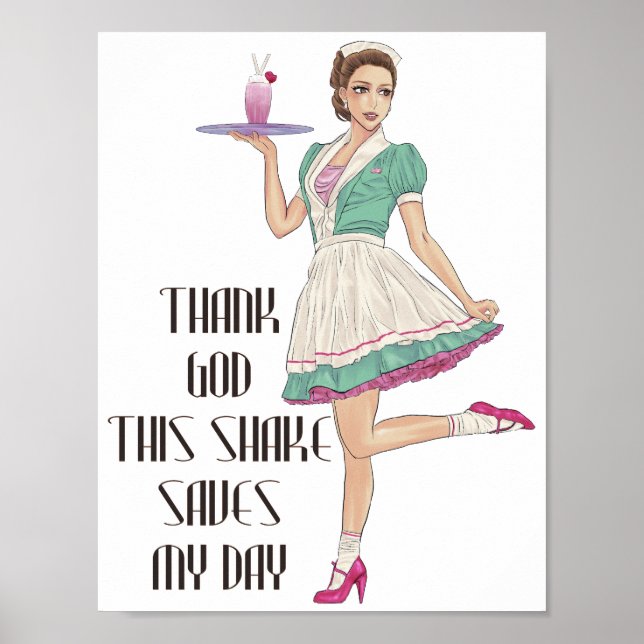 This Shake Saves My Day Poster (Framsidan)