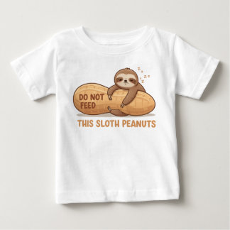 This Sloth Can’t Eat Peanuts | Kids Allergy Shirt T