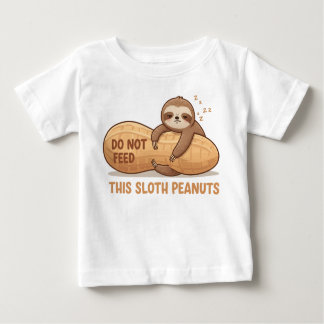 This Sloth Can’t Eat Peanuts | Kids Allergy Shirt T Shirt