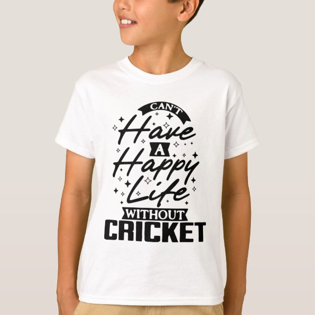 This Unique Design Is An Ideal Choice For Cricket  T Shirt (Framsida)