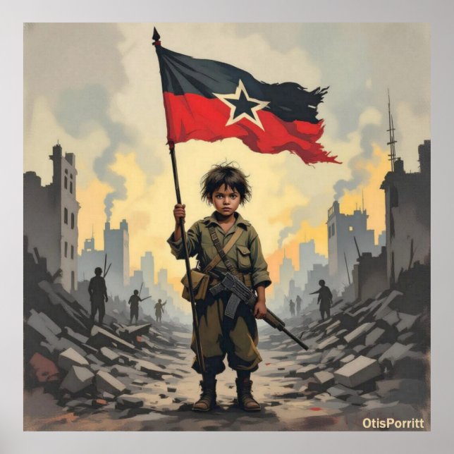 THIS WAR WILL NEVER END POSTER (Framsidan)