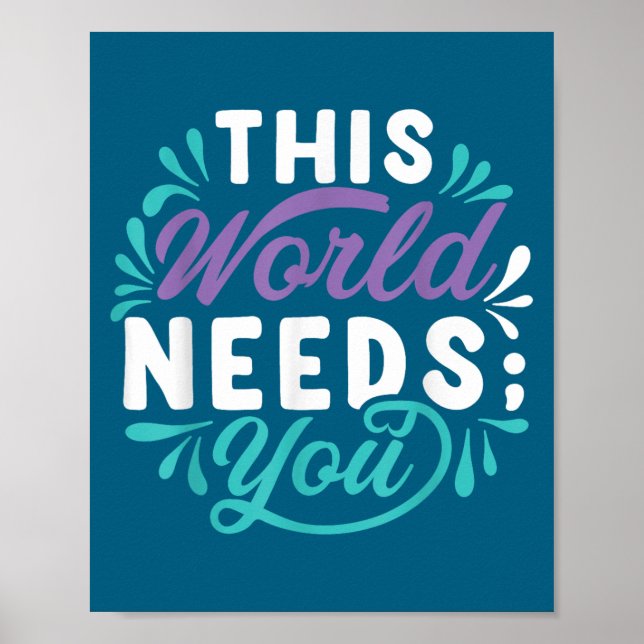 This World Needs You  Poster (Framsidan)