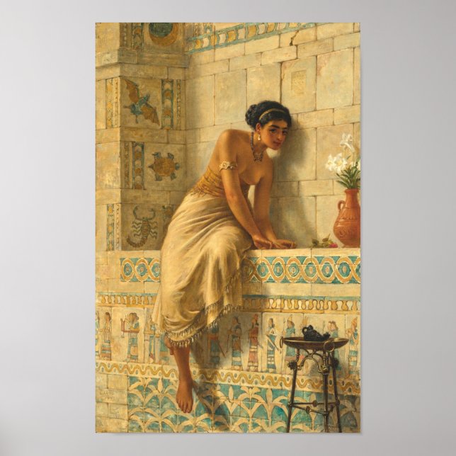 Thisbe, Edwin Long (engelska, 1829-1891) Poster (Framsidan)