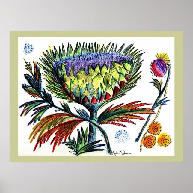 Thistle42 Teckning Poster (Framsidan)