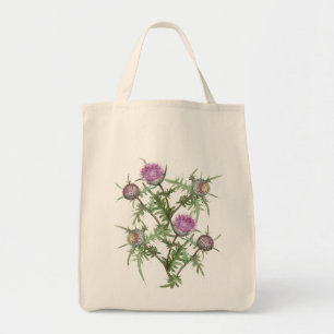 Thistle-blommor Tygkasse