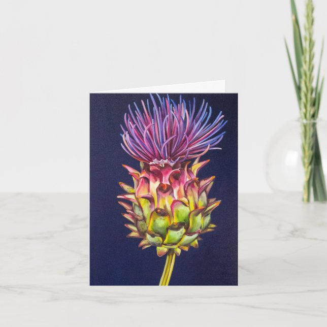 Thistle Card Tack Kort (Framsida)