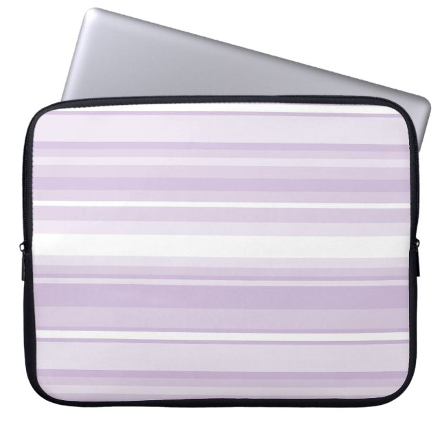 Thistle lila rand laptop sleeve (Framsidan)