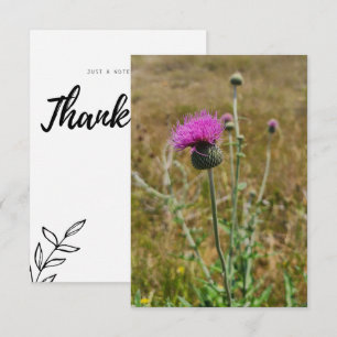 Thistle Tackkort Card Tack Kort