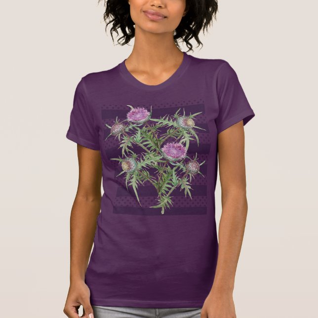 Thistle violet t shirt (Framsida)