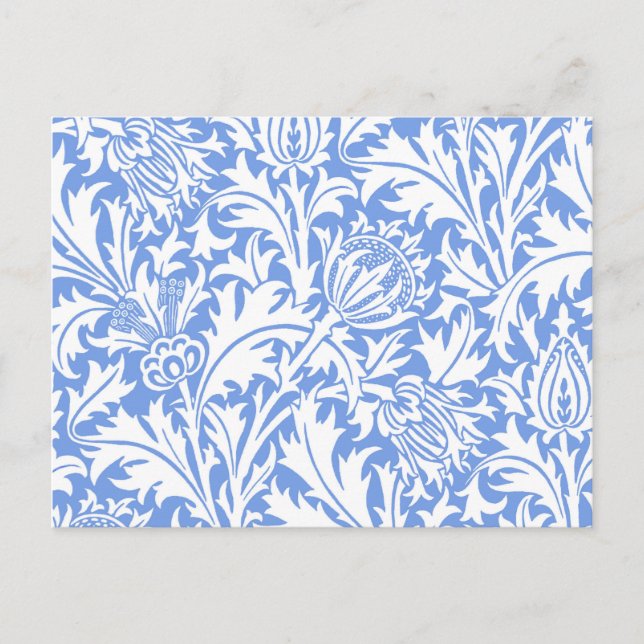 Thistle, William Morris Vykort (Framsida)