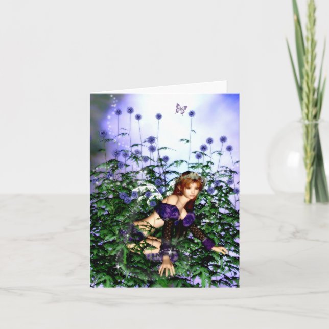 ThistleFairie tomt kort (Framsida)