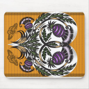 Thistlekärlekvalentin Mousepad Musmatta