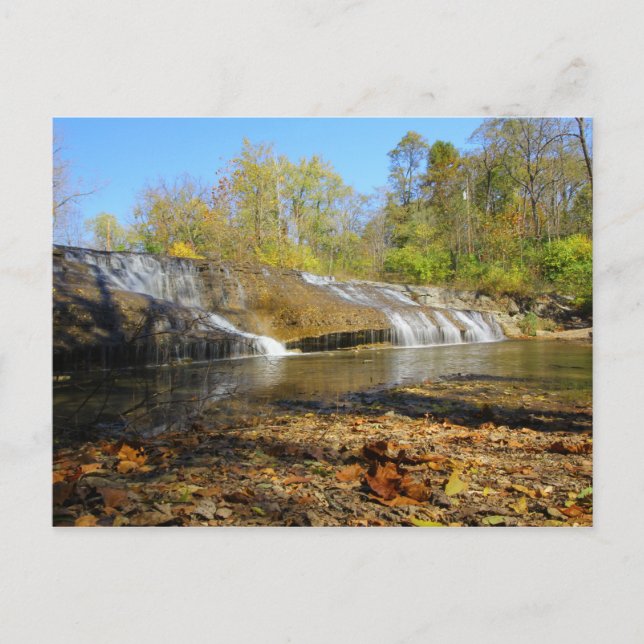Thistlewaite Falls, Richmond, Indiana Vykort (Framsida)