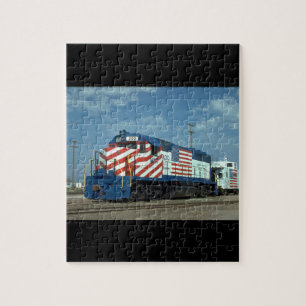 ThM-K-T EMD GP-40 #200, med caboose_Trains Pussel