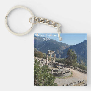 Tholos av Athena Delphi Grekland Souvenir Nyckelri