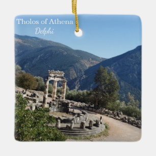 Tholos av Athena Delphi Grekland Souvenir Ornament