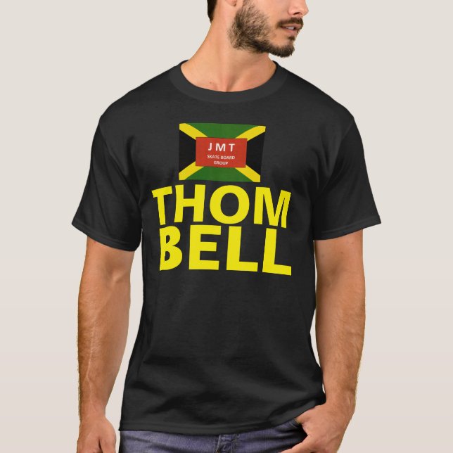 THOM BELL  Grundläggande Mörk T-Shirt (Framsida)