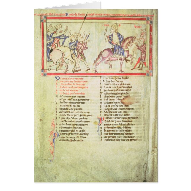 Thomas a Becket Hälsningskort (Framsidan)