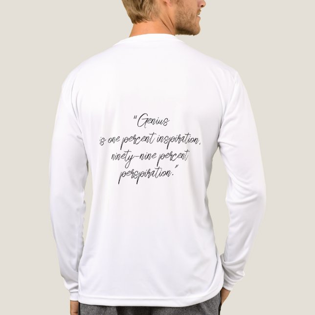 Thomas A Edison T Shirt (Baksida)
