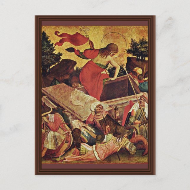 Thomas Altar Fragment från Högerna Inner-Vinge Sce Vykort (Framsida)