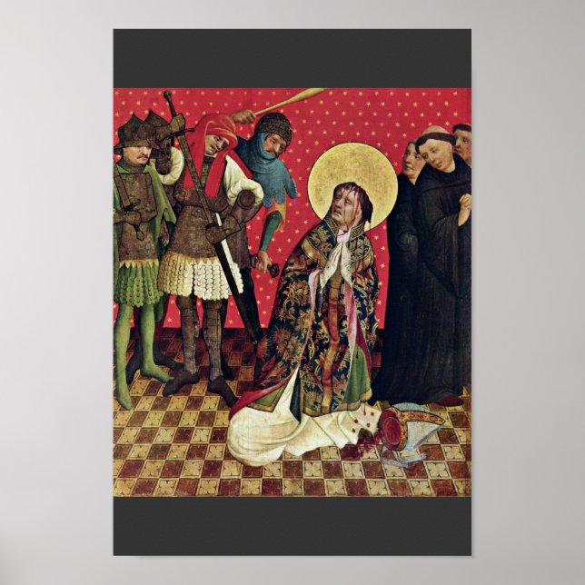 Thomas Altar Fragment från Högerna utanför Vinge S Poster (Framsidan)