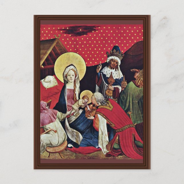 Thomas Altar Fragment från Högerna utanför Vinge S Vykort (Framsida)