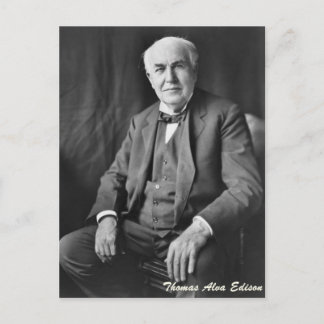 Thomas Alva Edison Vykort