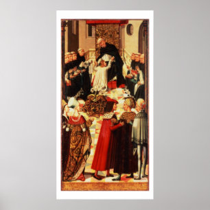 Thomas Aquinas tas emot i Dominikanska O Poster