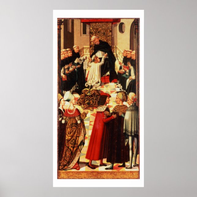 Thomas Aquinas tas emot i Dominikanska O Poster (Framsidan)