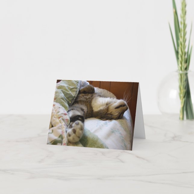 Thomas avslappnande notecard kort (Framsida)