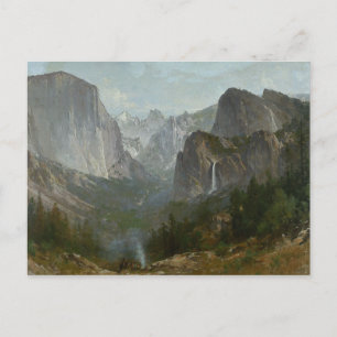 Thomas Backe - indianer i Campfire, Yosemite Valle Vykort