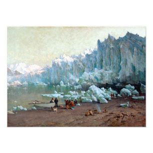 Thomas Backe Muir Glacier, Alaska Fototryck