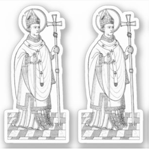Thomas Becket Holding a Sword (M 033) Klistermärken