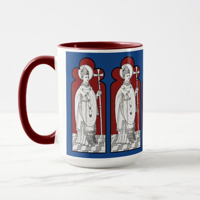 Thomas Becket Holding a Sword (M 033) Mugg (Vänster)
