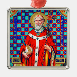 Thomas Becket i Red Chasuble (K 34) Julgransprydnad Metall