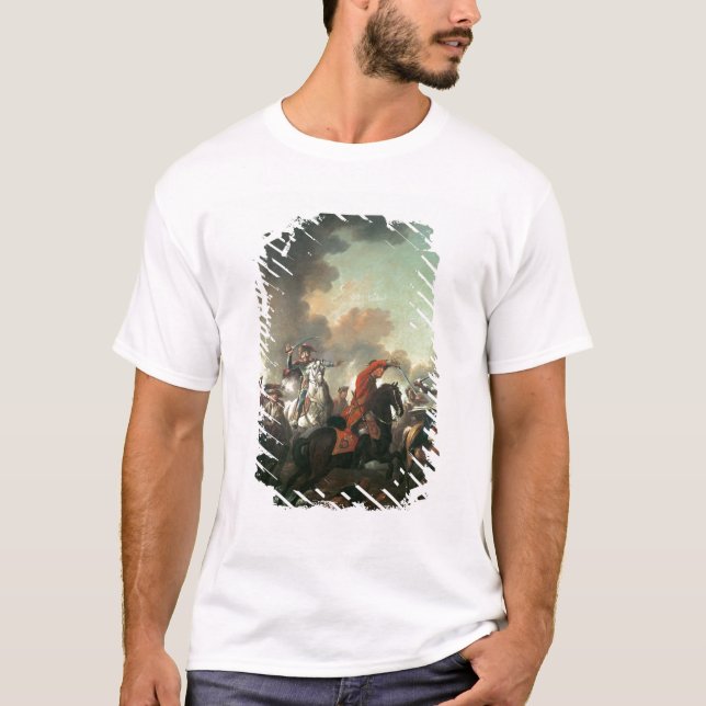 Thomas brunt på striden av Dettingen Tee Shirt (Framsida)
