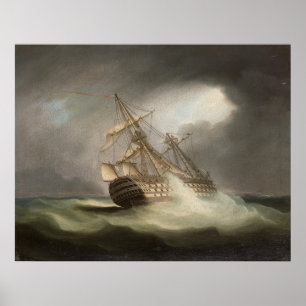 Thomas Buttersworth - H.M.S. "Victory" Poster