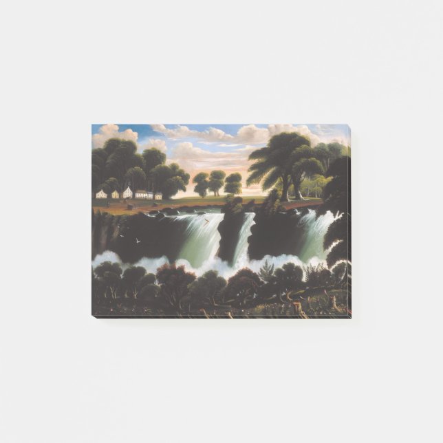 Thomas Chambers Genesee Falls Rochester Post-it Block (Framsida)