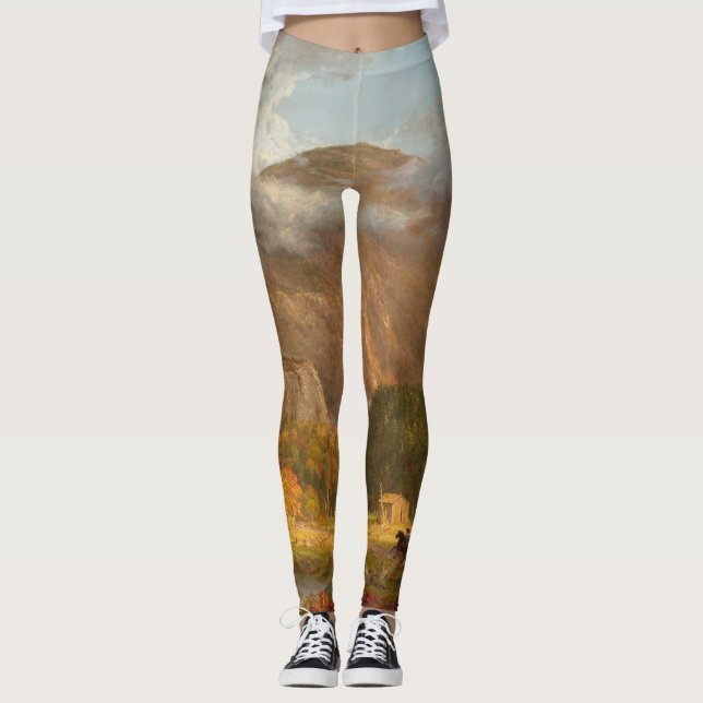 Thomas Cole A View of the Mountain Pass Leggings (Framsida)