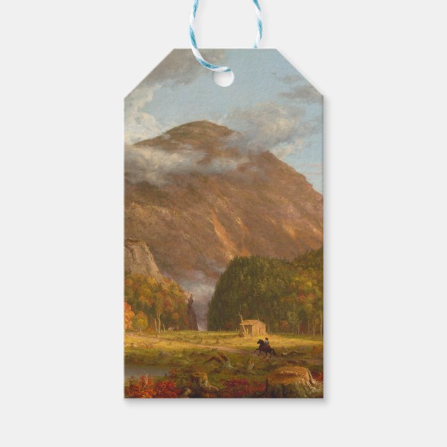 Thomas Cole A View of the Mountain Pass Presentetikett (Framsidan)