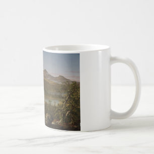 Thomas Cole - A View of the Two Sjöar and Mountain Kaffemugg