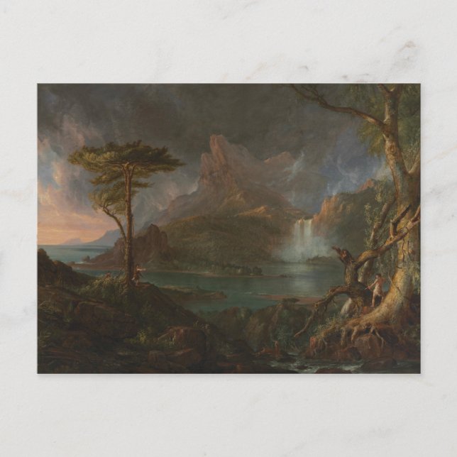 Thomas Cole - A Vild Scene Vykort (Framsida)