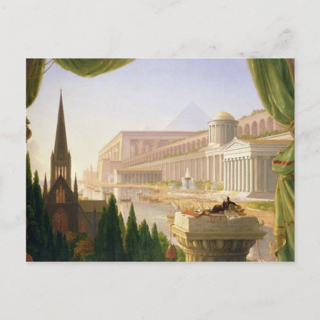 Thomas Cole - Architect's Dream Vykort (Framsida)