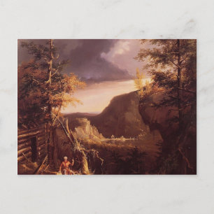 Thomas Cole- Daniel Boone Sitta vid dörren Vykort