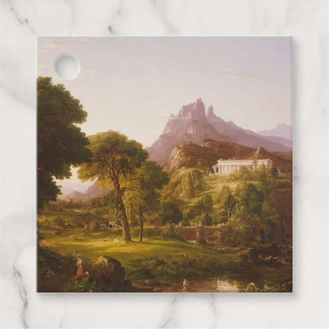 Thomas Cole Dream av Arcadia Gåvor Etiketter (Framsida)