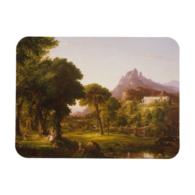 Thomas Cole Dream av Arcadia Magnet (Horisontell)