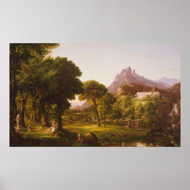 Thomas Cole Dream av Arcadia Poster (Framsidan)