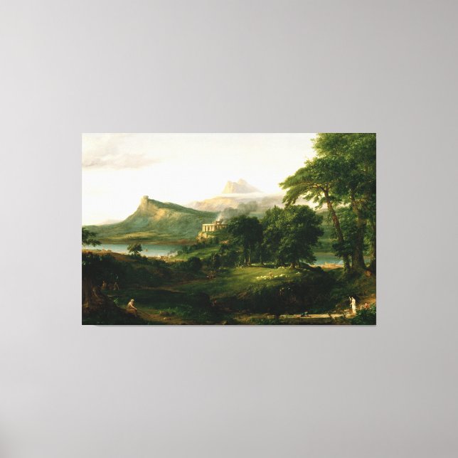 Thomas Cole Empire - Arcadian Canvastryck (Framsida)