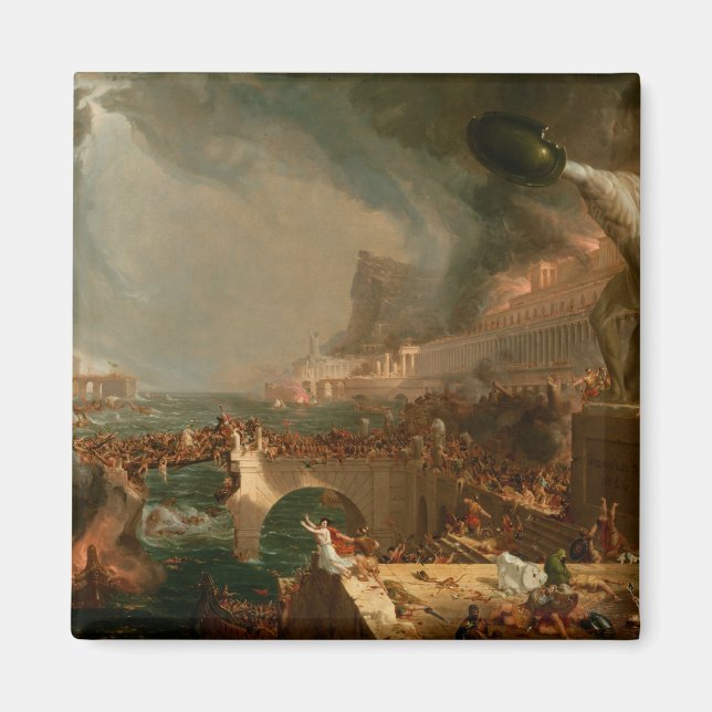 Thomas Cole Empire Destruction Course Magnet (Framsidan)