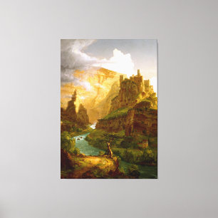 THOMAS COLE - Fontän i Vaucluse - 1841 - Canvastryck